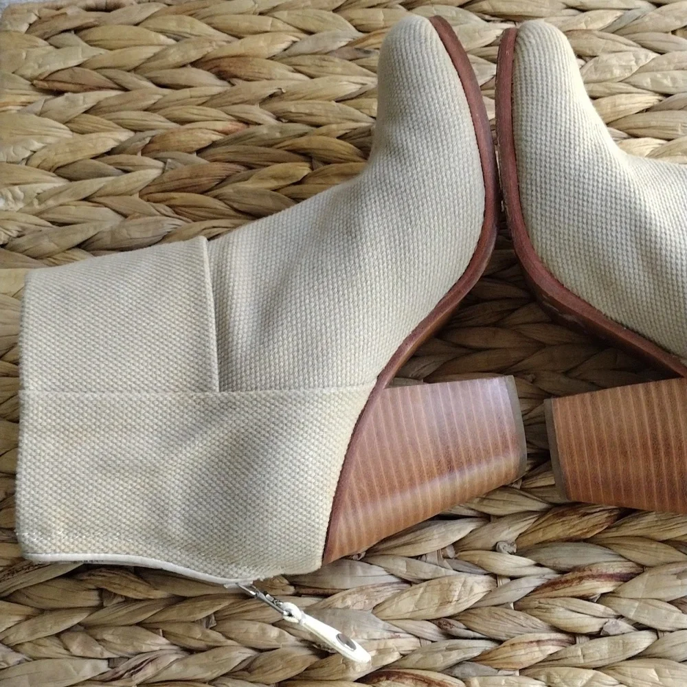 Rag and Bone Newbury beige ankle booties 8.5 - Picture 6 of 12